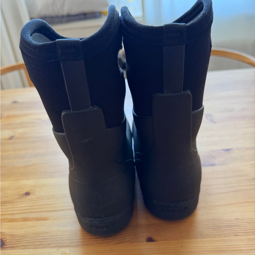 Bogs Neo Classic Mid Black Waterproof Snow Rain Boots - size 6 - Picture 3 of 13